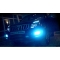 Toyota Land Cruiser 120 (03-09) priekšējie lukturi, eņģeļ acis, melni